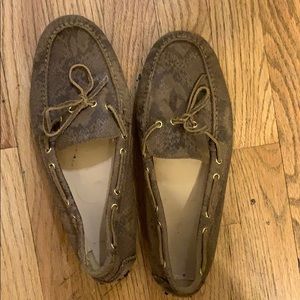 Brown Snake Cole Haan Driving Mocs/Loafers Size 9